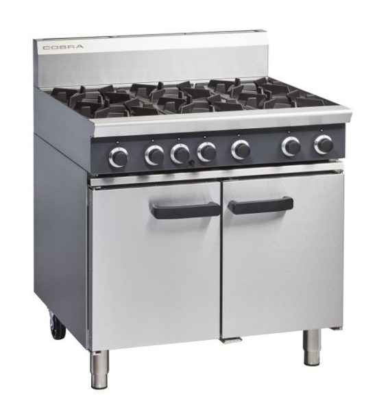 Cobra CR9D 900mm Six Burner Gas Range Static Oven