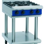 Blue Seal G514D-LS 600mm  4 Burner Gas Cooktop Leg Stand