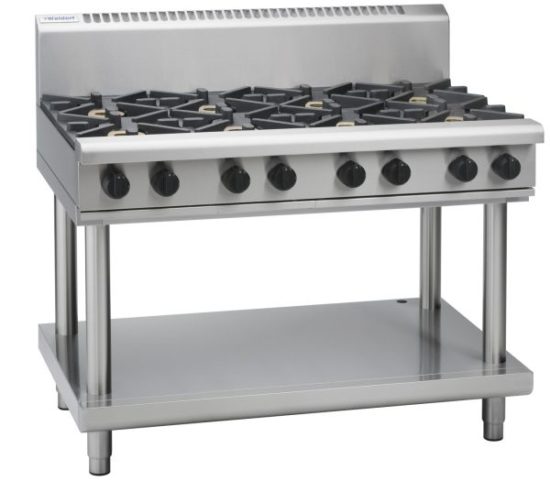 Waldorf RN8800G-LS 1200mm 8 Burner Gas Cooktop Leg Stand